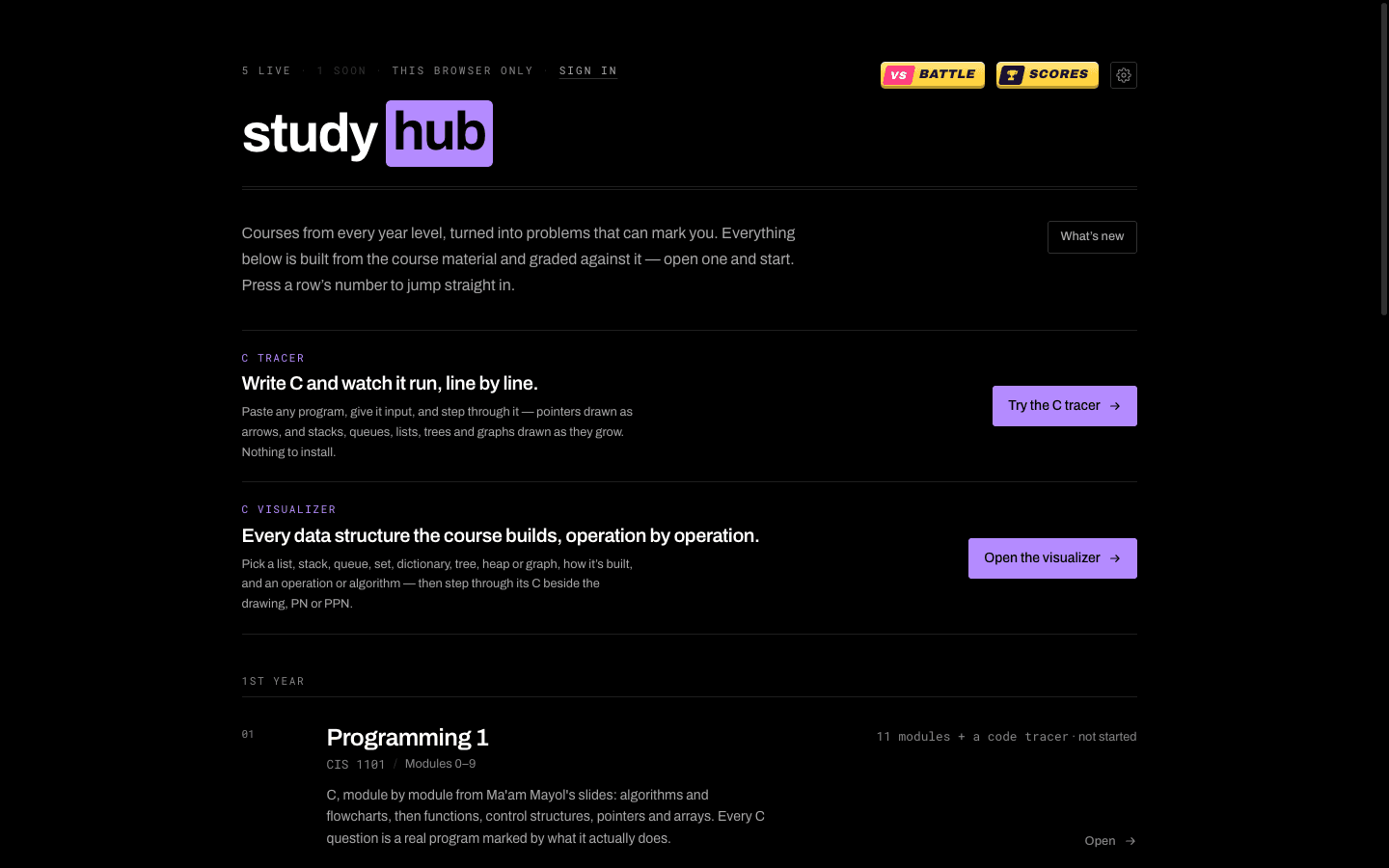 Study Hub